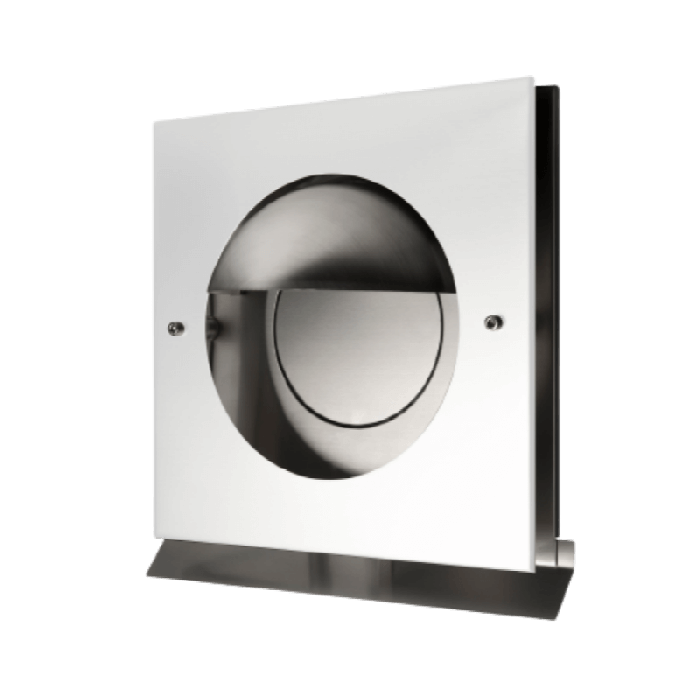 Design gevelkap PREMIUM LINE - KAPPA - Ø 125mm - WIT