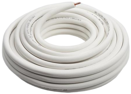 Koperen koelleiding, geïsoleerd (7/8 inch, lengte 25m)