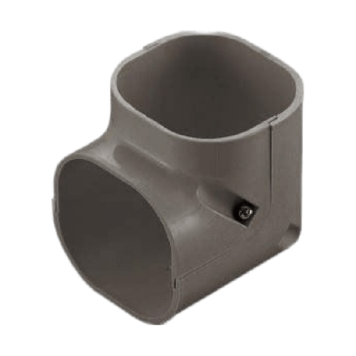 Airco korte stijgende bocht 90 graden - BRUIN (SCM-77-B)