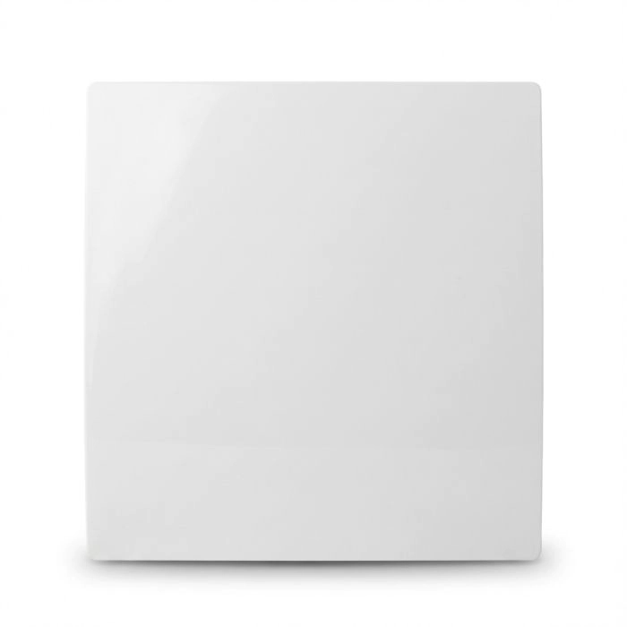 Whisper Pro-Design badkamerventilator - Ø100mm - met nalooptimer - gebogen kunststof - wit