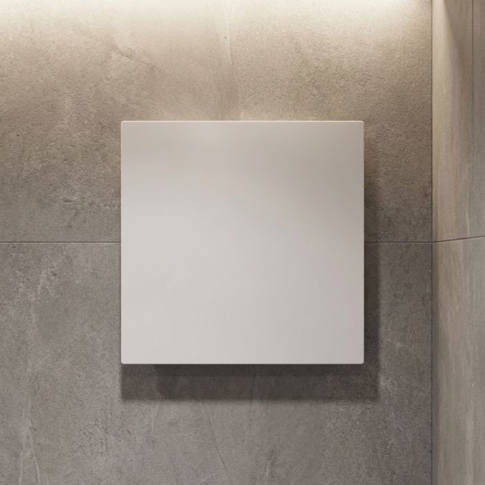 Whisper Pro-Design badkamerventilator - Ø100mm - aan/uit - vlak kunststof - wit