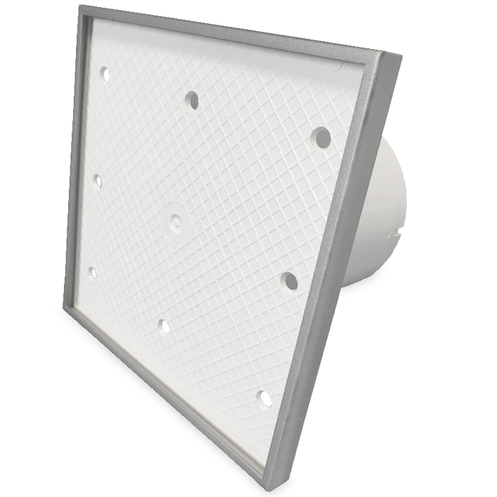 Pro-Design badkamer/toilet ventilator - MET TIMER (KW100T) - Ø100mm - Tegelfront