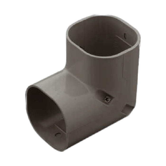 Lange stijgende bocht 90 graden - BRUIN (SC-77-B)