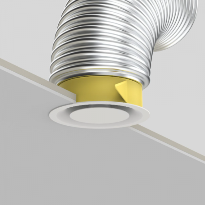 Pradovent Trim Ø125 mm montagering – voor flexibele slangen