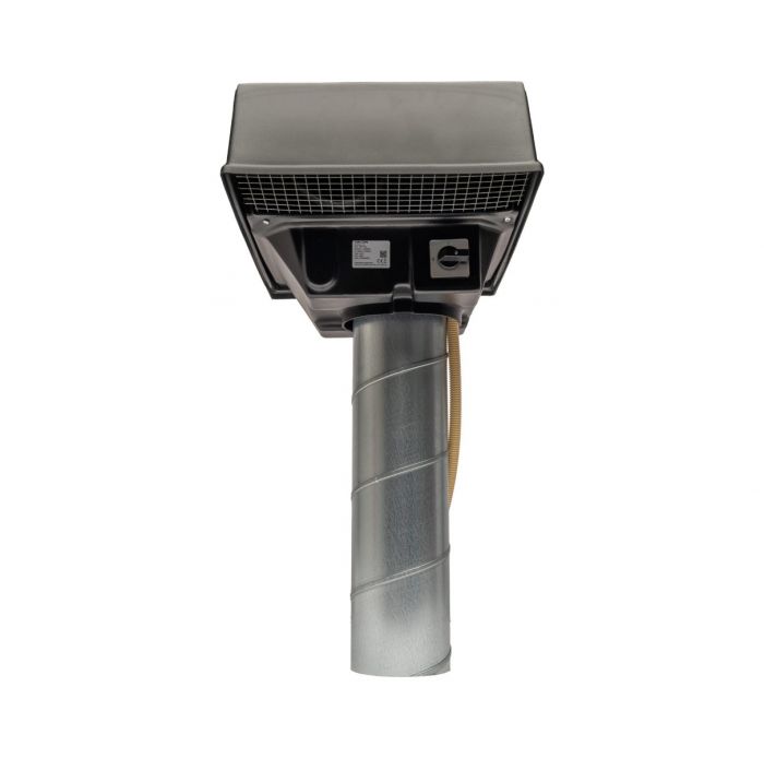 Pijpdakventilator MPV-10W met werkschakelaar - max 360 m3/h - aansluiting Ø 125mm