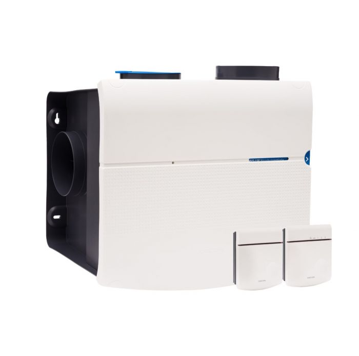 Orcon woonhuisventilator MVS-15RH CO2B Max - 550 m3/h - met vocht, CO2 ruimte en temperatuur sensoren Orcon woonhuisventilator MVS-15RH CO2B Max - 550 m3/h - met vocht, CO2 ruimte en temperatuur sensoren