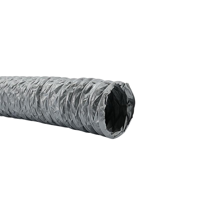 Niet-geïsoleerde PVC (grijs) flexibele slang Ø 160mm (binnenmaat) - 1 meter