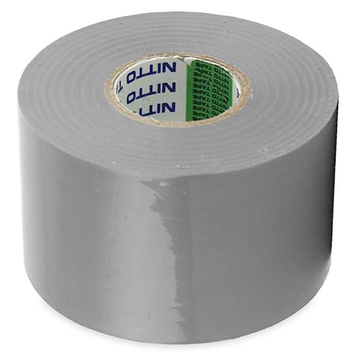 Nitto PVC Tape - Grijs - Afdichtingstape voor luchtkanalen - 50mm (10 meter)