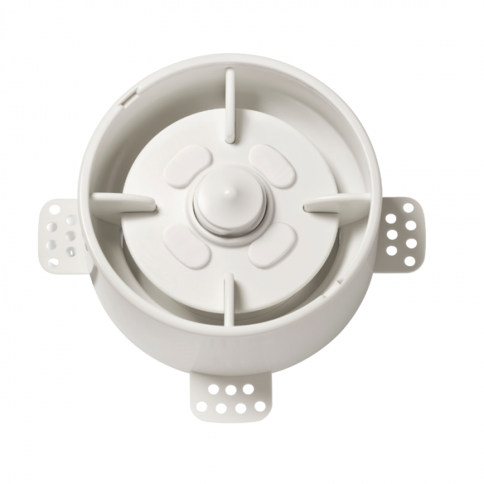 NoShow 2.0 instucbaar designventiel 125mm - toevoer/afvoer - WIT