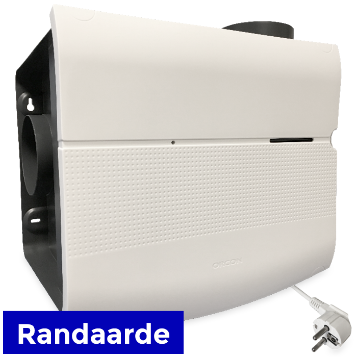 Orcon woonhuisventilator MVS-15R - 550 m3/h - randaarde - geschikt voor RF bediening