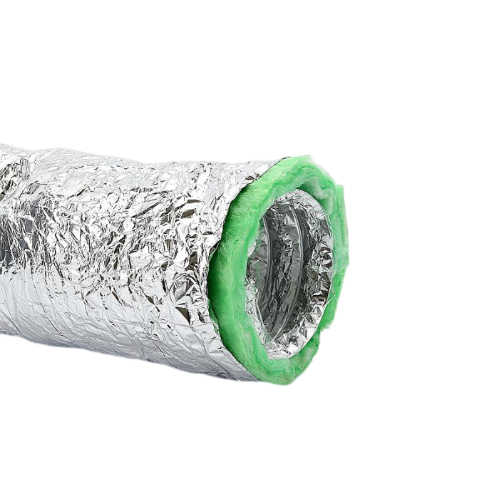 Geïsoleerde flexibele ventilatieslang - Ø100mm - Aluminium - Lengte 1 METER