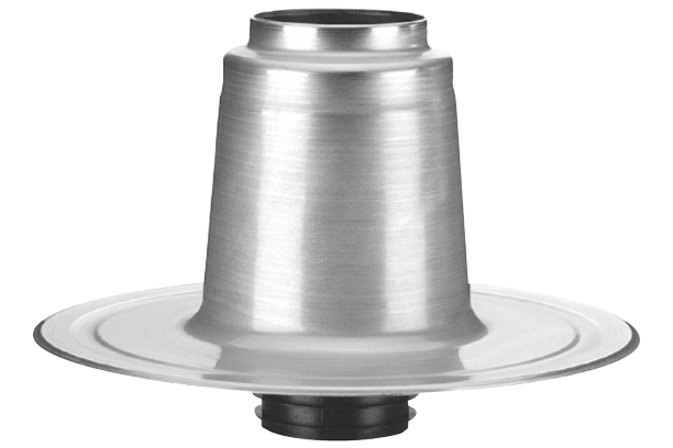 Dubbelwandige plakplaat Ø150/160mm