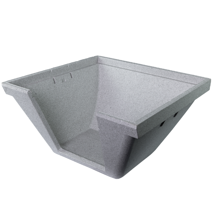 "EasyPlenum" voor LUCHTAFVOER - aansluiting 160mm - met geperforeerd rooster