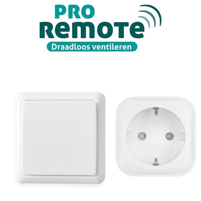 Installatieset Voor Draadloze Bediening Van Ventilatoren Zender Met Timerfunctie