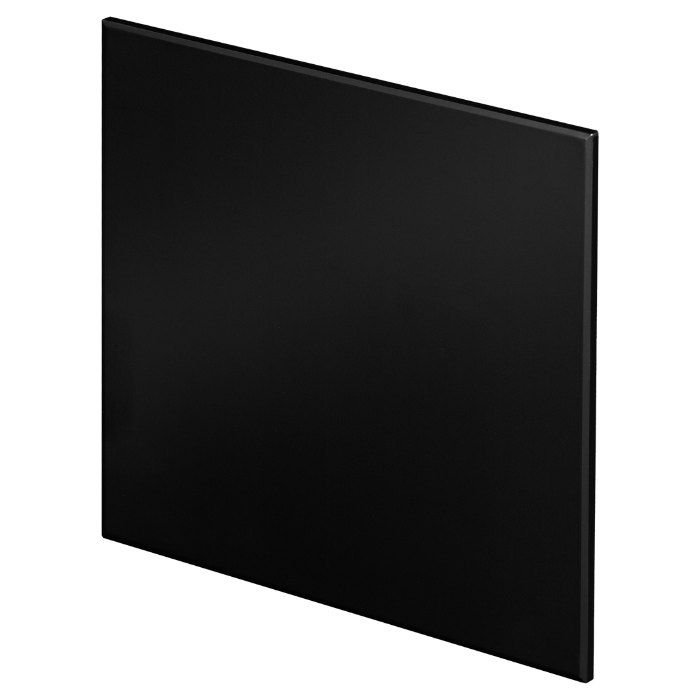 Whisper Pro-Design badkamerventilator - Ø100mm - met nalooptimer - vlak kunststof - mat zwart