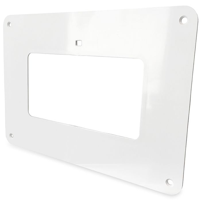 Kunststof afdekplaat voor kanaal 204 x 60mm