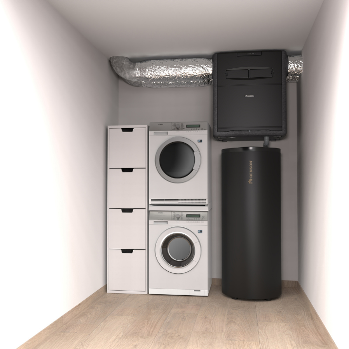 Renson Flux+ Wall 475 WTW unit - 475 m³/h - met CO2 , RH & VOC sensoren