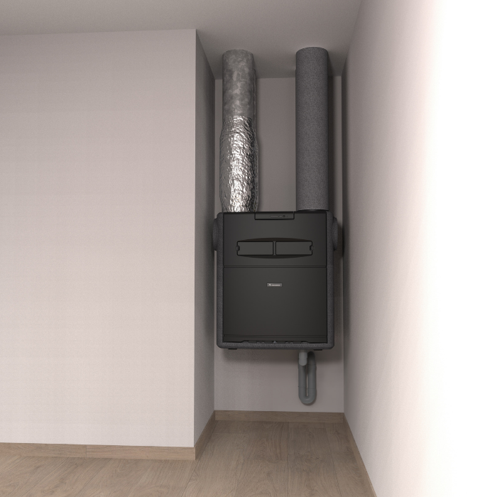 Renson Flux+ Wall ERV 650 WTW unit - 650 m³/h - met CO2 , RH & VOC sensoren  & enthalpiewisselaar