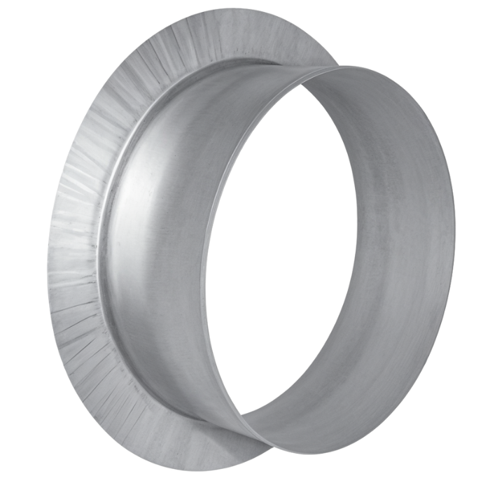 Rooster/ventiel (luchttoevoer) Ø 250mm staal - wit - MET BUS