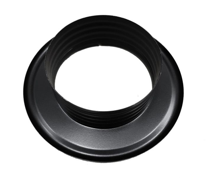 Afwerkrozet Ø100mm - zwart Afwerkrozet Ø100mm - zwart