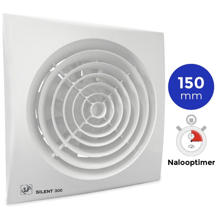 schot Gebeurt Almachtig Badkamer ventilator S&P Silent 300CRZ - Ventilatieshop.com