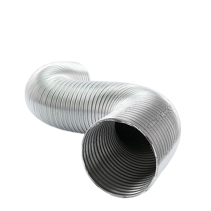 Semi-flexibele slang aluminium Ø 100mm - lengte 3 meter