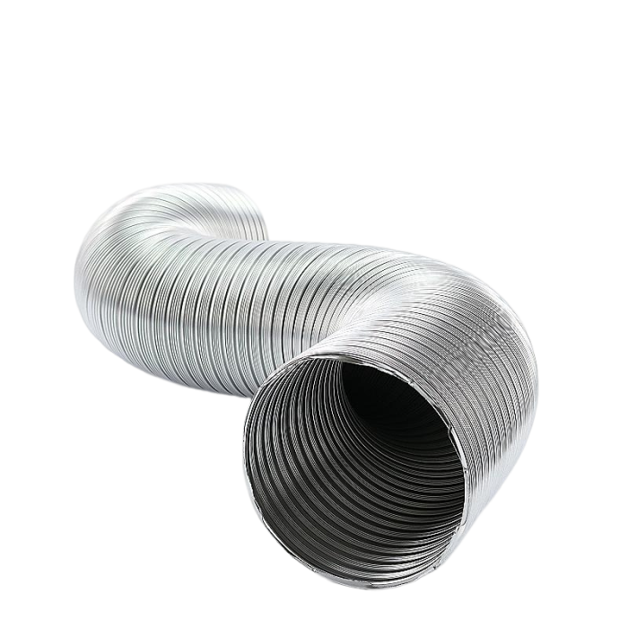 Semi-flexibele slang aluminium Ø 160mm - lengte 3 meter