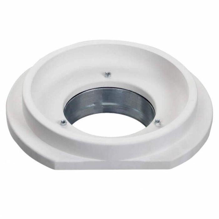 SIDE ROND - Instucbaar frameloos designrooster - Ø160mm - TOEVOER & AFVOER