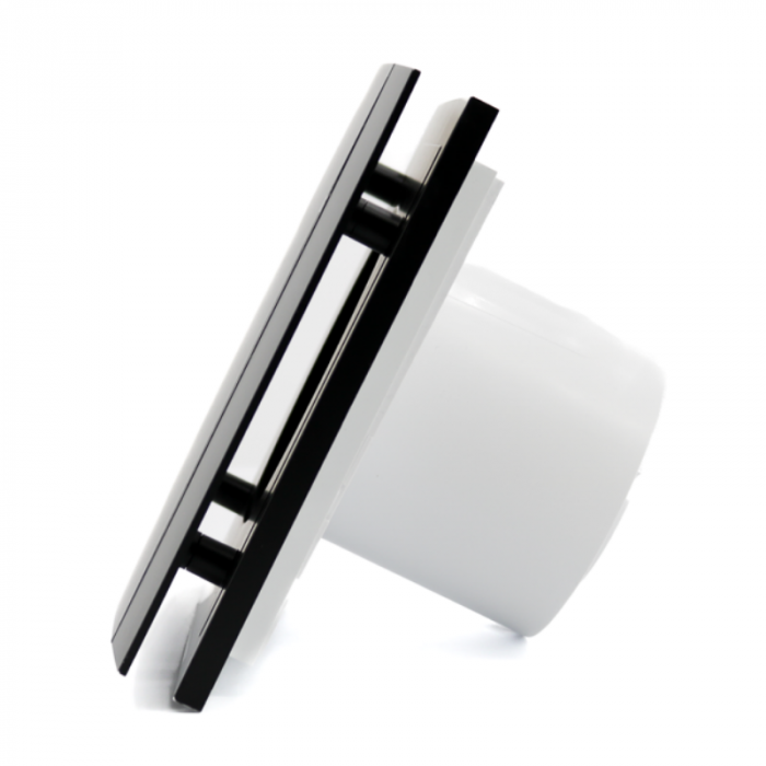 Design badkamerventilator Soler & Palau Silent (100CZ) - Ø 100mm - STANDAARD - Mat zwart