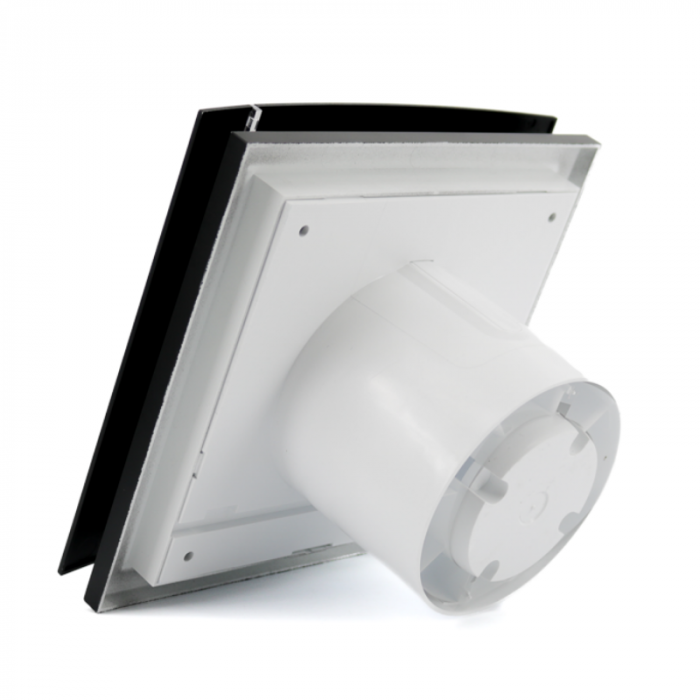 Design badkamerventilator Soler & Palau Silent (100CZ) - Ø 100mm - STANDAARD - Mat zwart