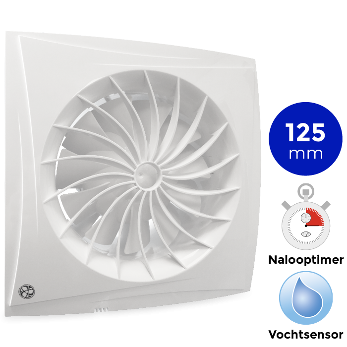 Badkamer ventilator 125H -