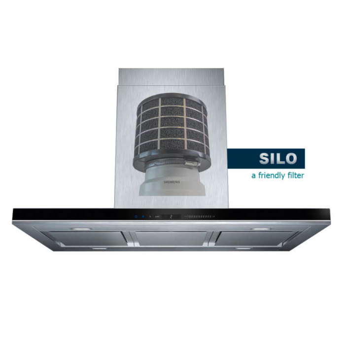 PuriVent SILO plasmafilter voor afzuigkap (schacht 180mm+) - 365 m3/h - aansluiting Ø120mm