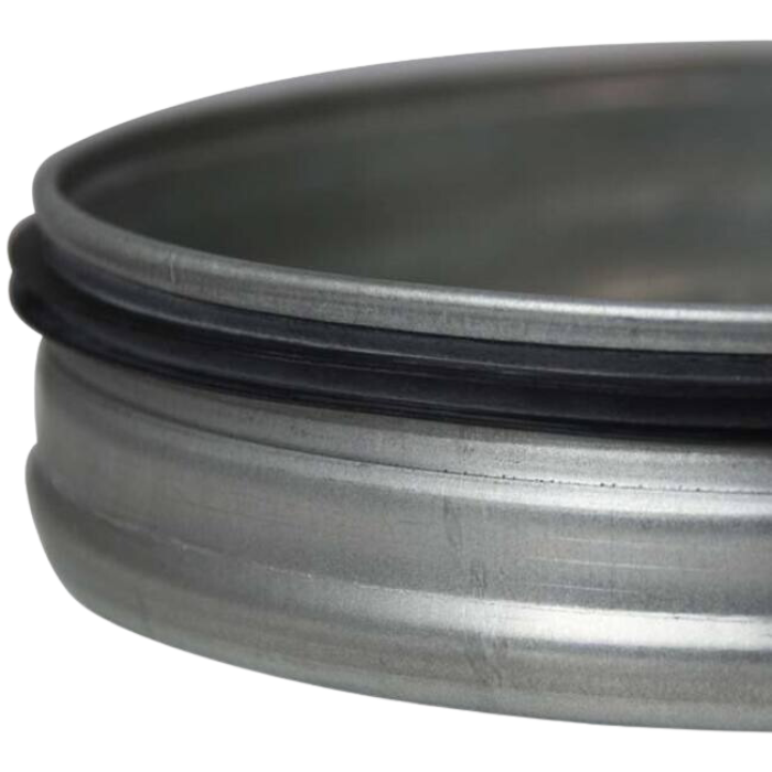 Deksel met afdichtingsrubber voor spirobuis Ø 180mm 