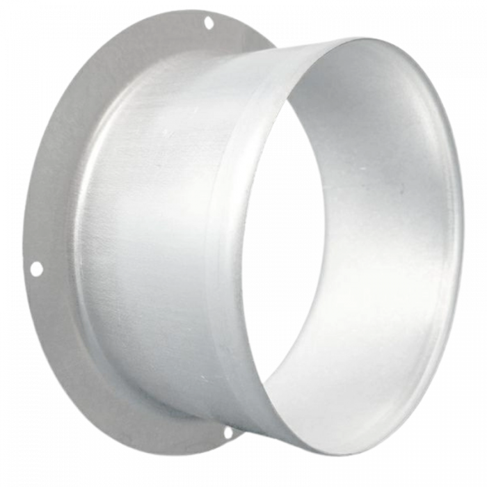 Toevoerventiel staal aansluitdiameter 125mm - WIT RAL 9016