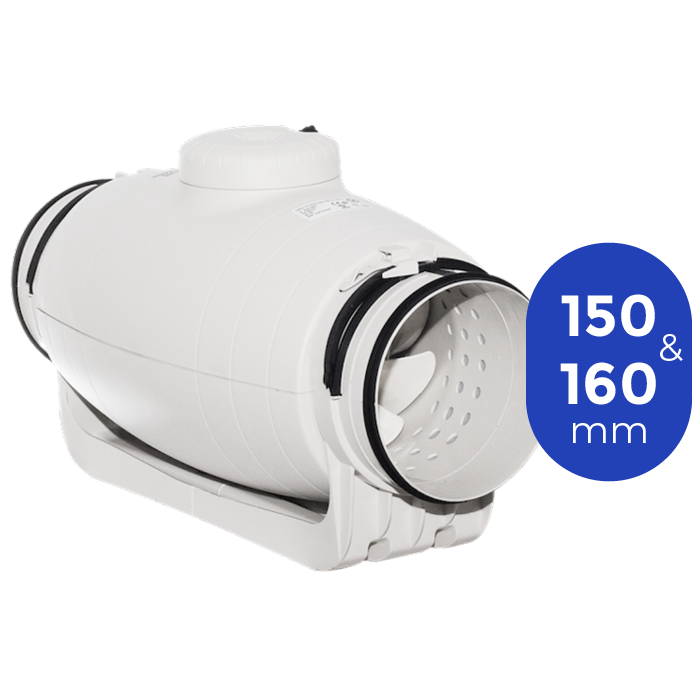 Soler & Palau Buisventilator TD-500/150-160 Silent 3V (3-standen) aansluitdiameter 150/160mm