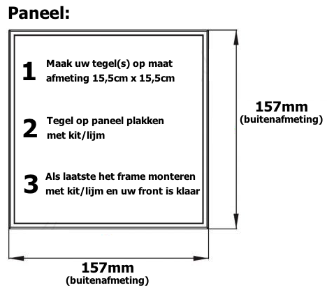 Pro-Design badkamerventilator - TIMER + VOCHTSENSOR (KW100H) - Ø 100mm - Tegelfront