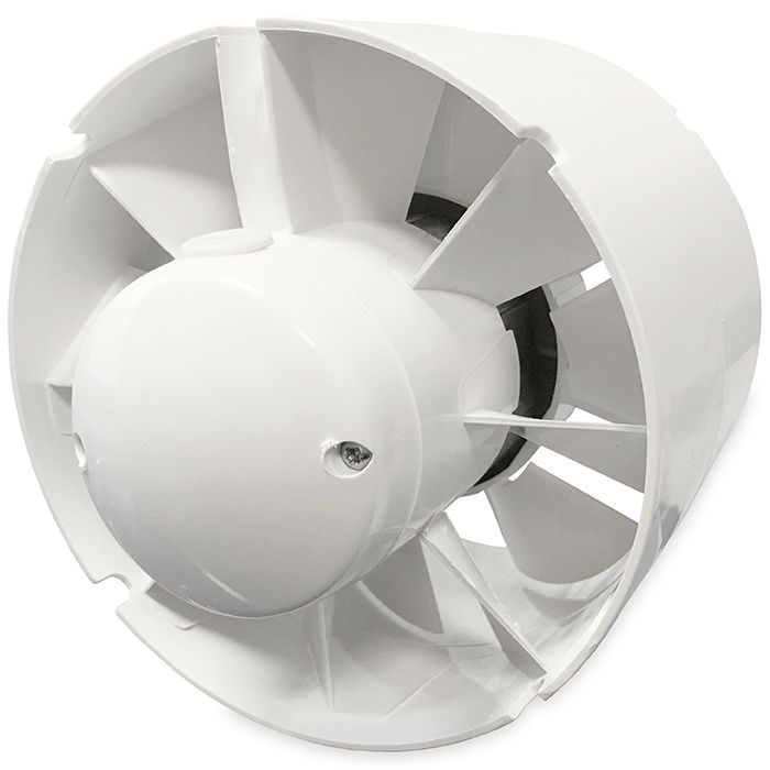 Blauberg TUBO125-T Inschuif-buisventilator - 195 m3/h - voor IN kanaal 125mm - MET TIMER