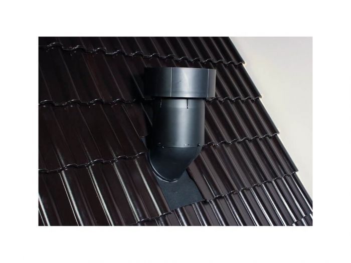 Ventus - Geïsoleerde dakdoorvoer voor schuin dak 15-55° - Ø 180/200mm Ventus - Geïsoleerde dakdoorvoer voor schuin dak 15-55° - Ø 180/200mm