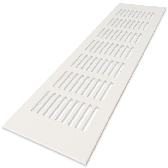 Ventilatiestrip aluminium LxH 300 x 100mm (G61-3010W) - WIT RAL9010