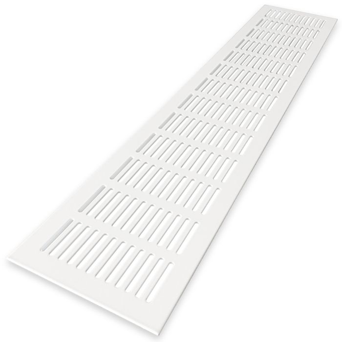 Ventilatiestrip aluminium LxH 500 x 100mm (G61-5010W) WIT RAL9010