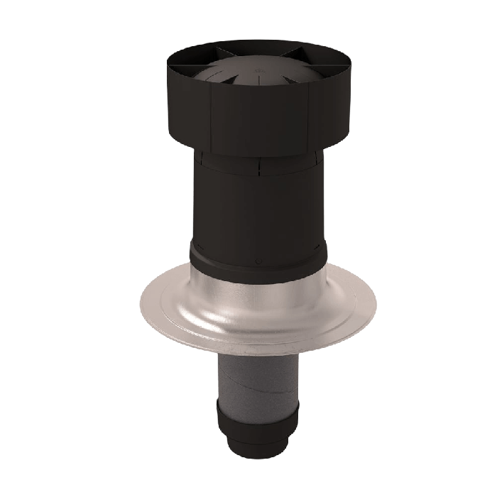 Ventus - Geïsoleerde dakdoorvoer voor platdak - Ø 150/160mm Ventus - Geïsoleerde dakdoorvoer voor platdak - Ø 150/160mm