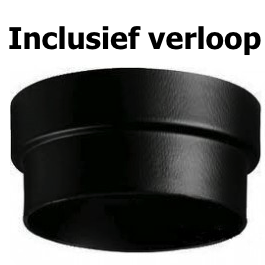 Geïsoleerde dakdoorvoer Ø 150/160  lengte = 1110mm (0169850)