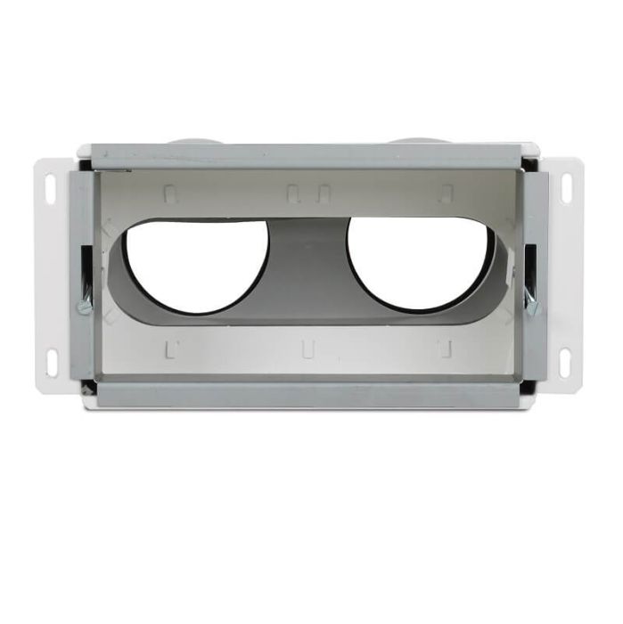 Vent-Axia Uniflexplus + wandcollector achteraansluiting 2x Ø90mm