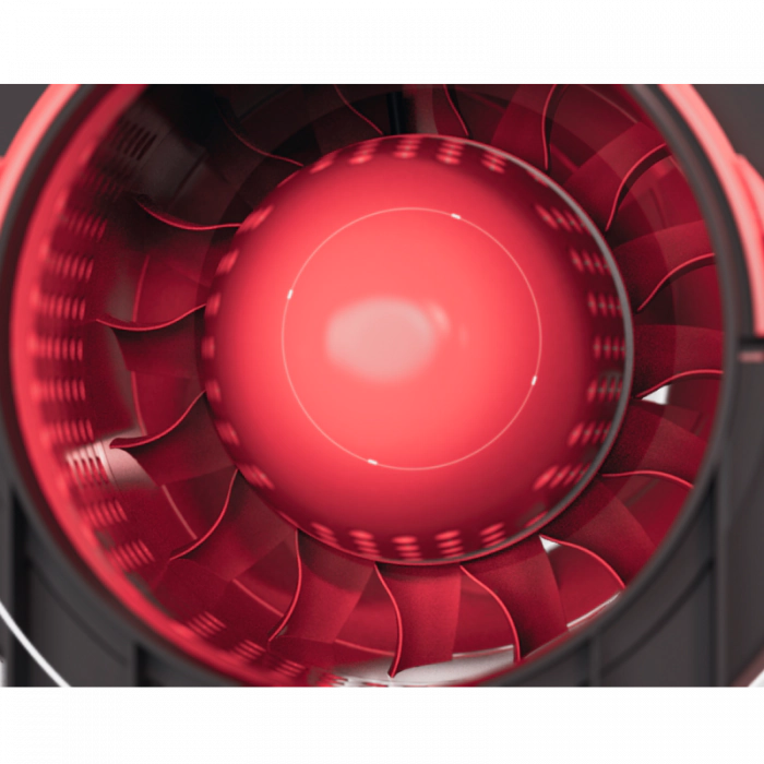 Vortice buisventilator LINEO 200T 'QUIET' - aansluiting 200mm - 3 standen MET NALOOPTIMER 