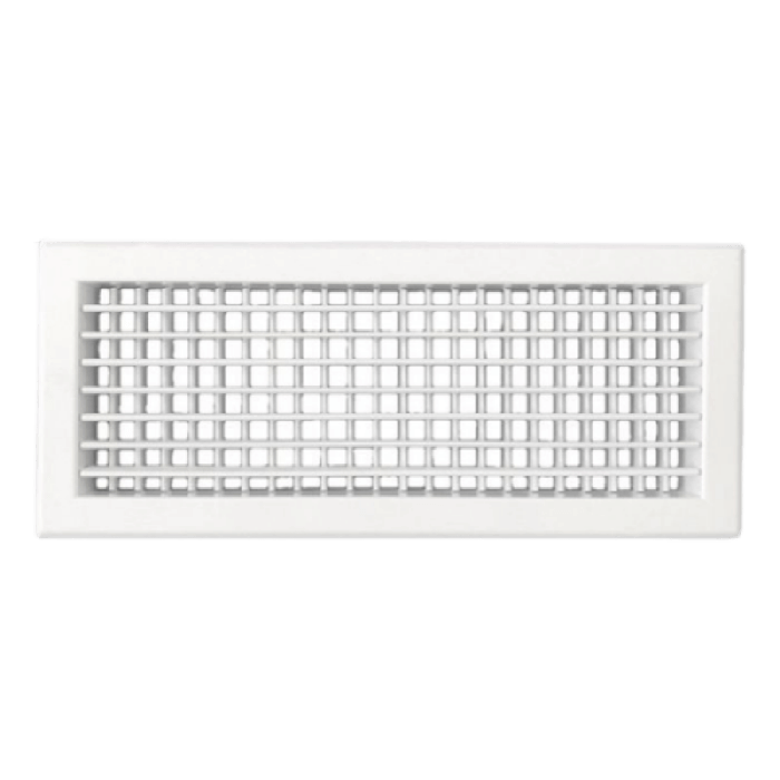 Wandrooster VTA-8110D (INBOUW) staal - 300x200mm – met dubbele instelbare schoepen