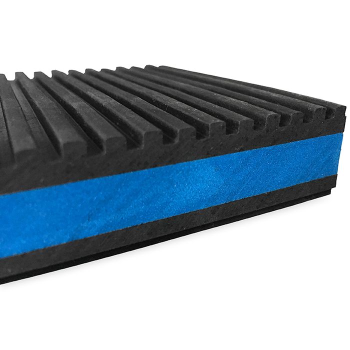 DiversiTech MP-4E rubberen anti-trilmat 100x100x20mm - met extra foamlaag