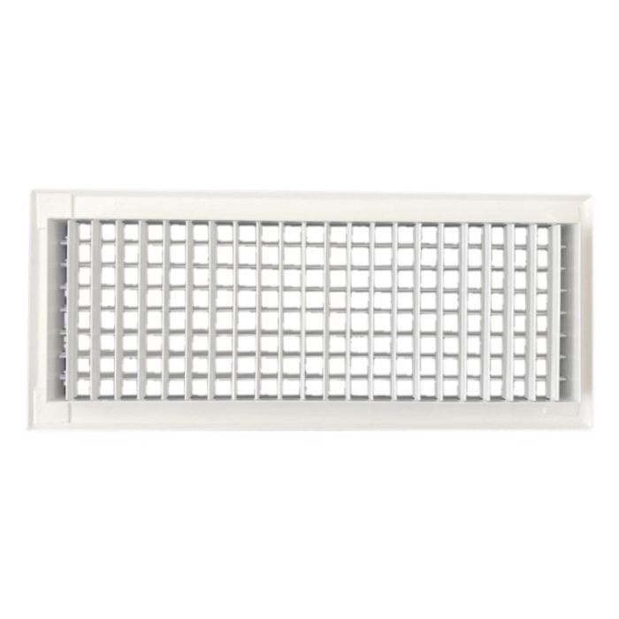 Wandrooster VTA-8110D (INBOUW) staal - 200x100mm – met dubbele instelbare schoepen