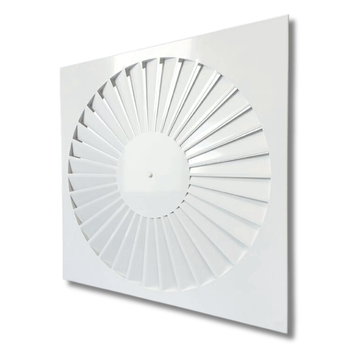 "EasyPlenum" voor LUCHTTOEVOER - aansluiting 125mm - met wervelrooster