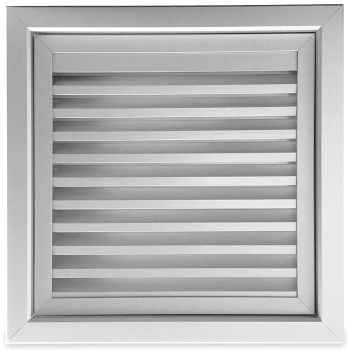 Whirlpool rooster voor gatmaat (BxH) 200 x 200mm - aluminium - uitneembaar binnenwerk