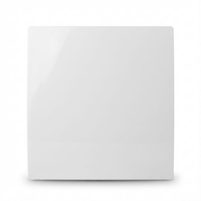 Whisper Pro-Design badkamerventilator - Ø125mm - met nalooptimer - gebogen kunststof - wit